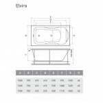 Relisan Экран торцевой Elvira