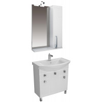 Triton Мебель для ванной Диана 80 R, ящики, зеркало-шкаф