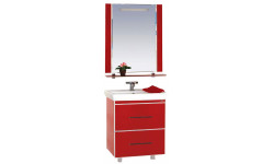 Misty Мебель для ванной Гранд Luxe 70 красная кожа CROCO
