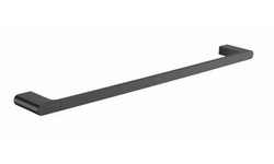 2727 Держатель полотенца(прямой) L-600mm KAISER Black (латунь+цинк)