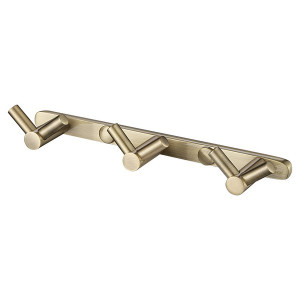 KAISER H0033, Планка с 3-мя V-крючками, цвет Bronze